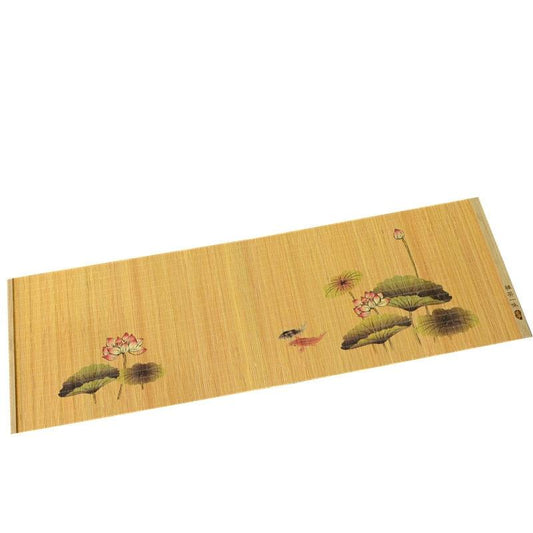 Bamboo Zen Tea Table Mat - Handcrafted Kung Fu Tea Ceremony Accessory-BambooChic