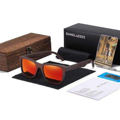 Eco-Friendly Handmade Bamboo Sunglasses with Gift Box - Stylish & Sustainable Eyewear-BambooChic