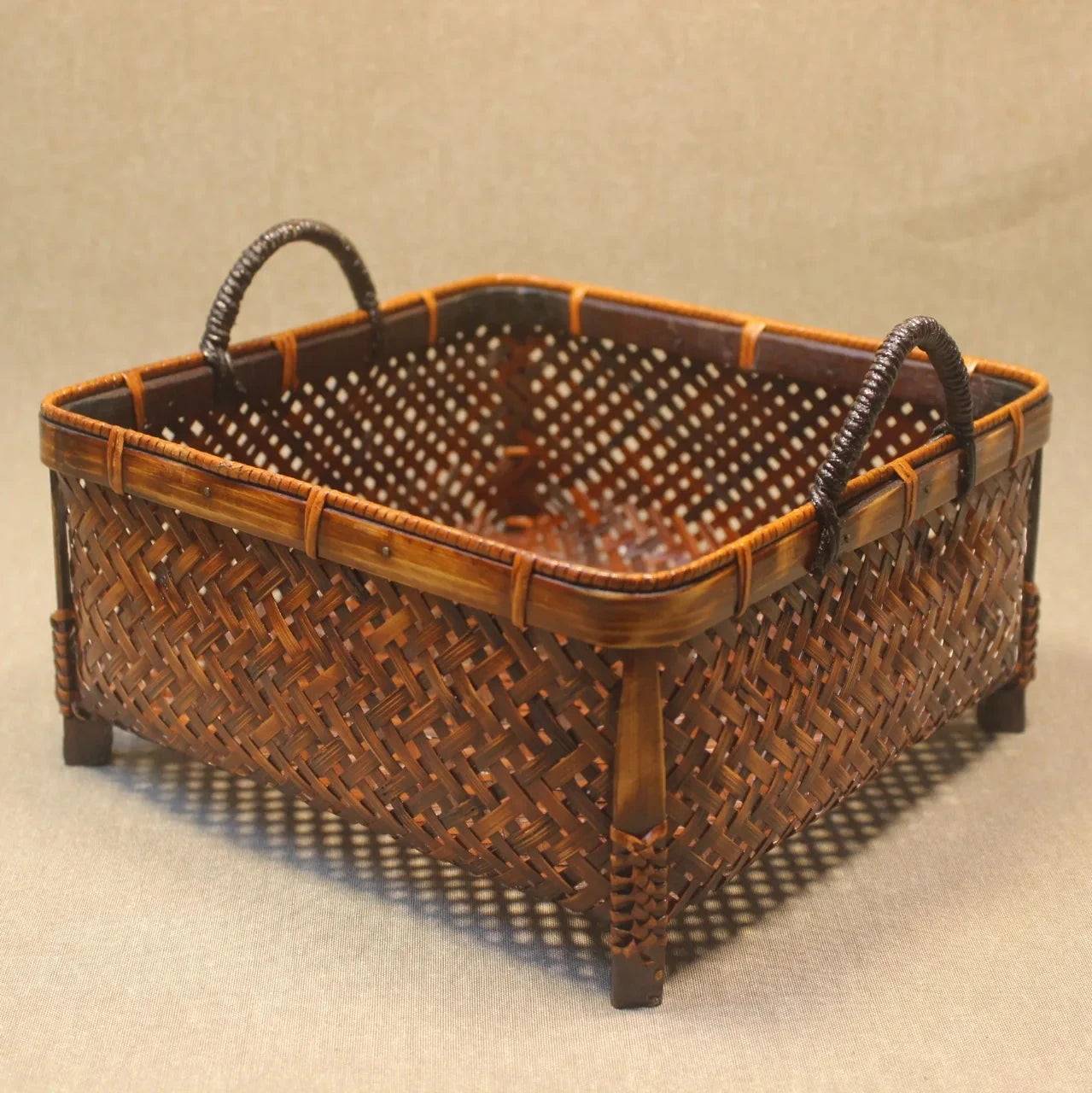 Handwoven Bamboo Basket - Bread, Fruit, Tea Set, Gift Box-BambooChic