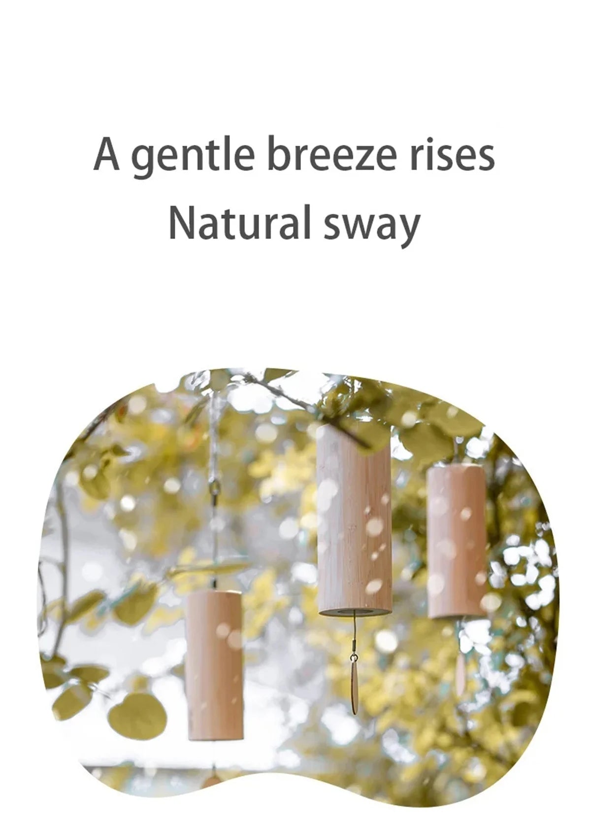 Harmonious Melody Bamboo Wind Chime – Relaxing Sound & Elegant Design-BambooChic