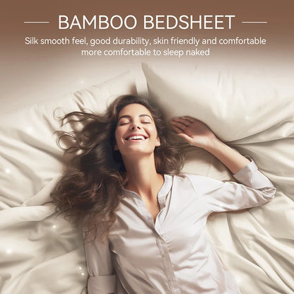 Comfort Bamboo Bed Sheet Set - Silky Soft, Cooling, and Eco-Friendly-BambooChic