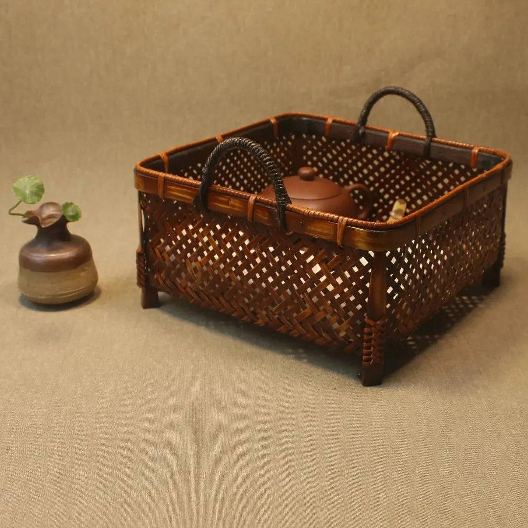 Handwoven Bamboo Basket - Bread, Fruit, Tea Set, Gift Box-BambooChic