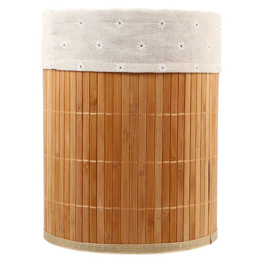 Handwoven Bamboo Storage Basket - Eco-Friendly Laundry and Sundries Organizer-BambooChic