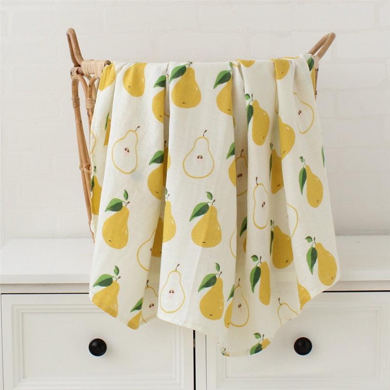 70% Bamboo 30% Cotton Muslin Baby Blanket-BambooChic