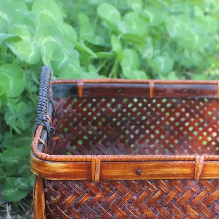 Handwoven Bamboo Basket - Bread, Fruit, Tea Set, Gift Box-BambooChic