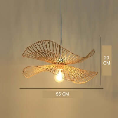 Bamboo Chandelier with Japanese Zen Art Style-BambooChic